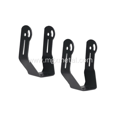 Metal Round Light Clamp Holder Black Powder Coated Metal Round Light Clamp Holder Factory